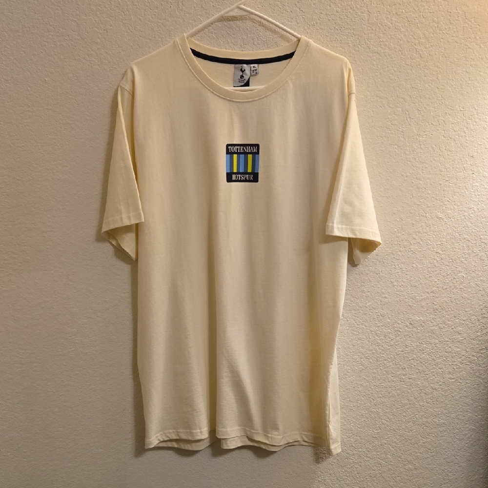 Tottenham Hotspur Off-White Short Sleeve Tee - XL
